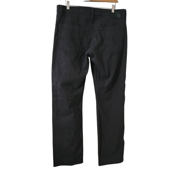 AG Adriano Goldschmied The Graduate Tailored Leg Mens Pants 34x32 Black - Picture 2 of 8